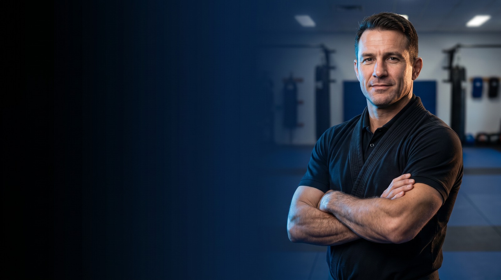 Professor de artes marciais em academia — Embaixador GuardX